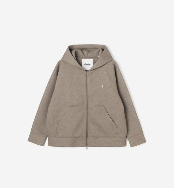 GYMPHLEX「Gymphlex | ダンボールニット ジップフードジャケット MEN」|パーカー|