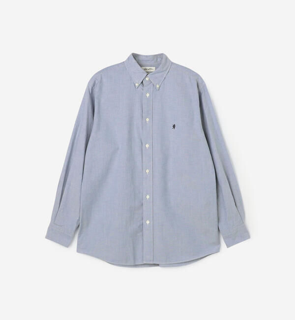 GYMPHLEX「Gymphlex | オックスフォード 長袖ボタンダウンシャツ SOLID MEN」|シャツ・ブラウス|