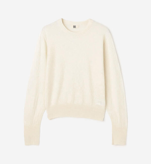 UNFIL「UNFIL | ロイヤルベビーアルパカ ニットプルオーバー WOMEN」|ニット・セーター|OFFWHITE