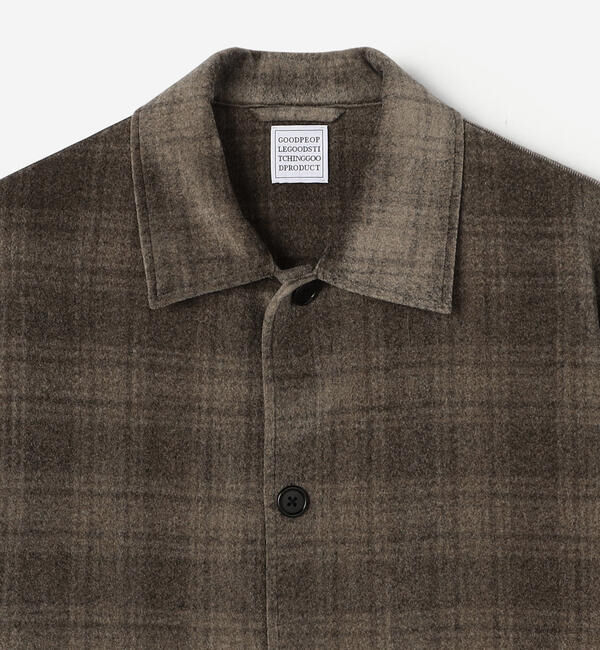  「GOOD PEOPLE GOOD STITCHING GOOD PRODUCT | タータンチェック オーバーシャツジャケット MEN<br>」|シャツ・ブラウス|
