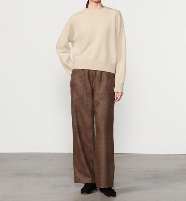 Morris & Sons「MORRIS & SONS | カシミヤ クルーネックニット WOMEN」|ニット・セーター|