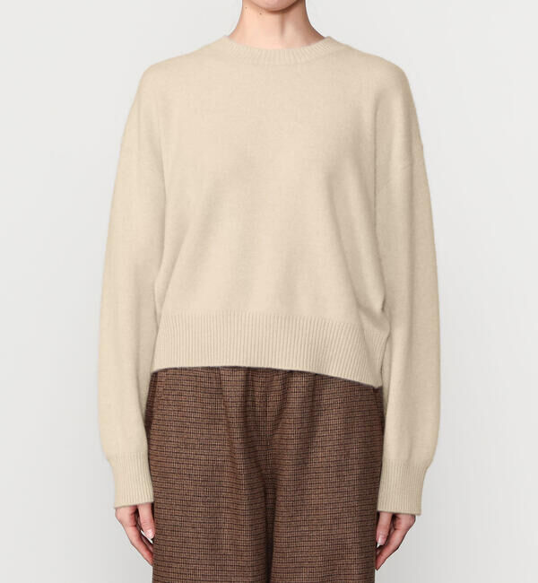 Morris & Sons「MORRIS & SONS | カシミヤ クルーネックニット WOMEN」|ニット・セーター|