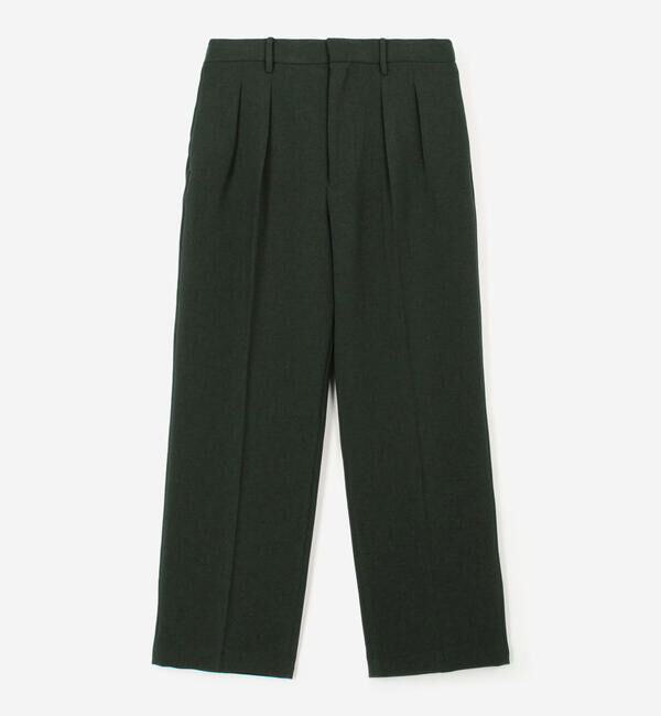 Morris & Sons「MORRIS & SONS | 2タック ワイドスラックス MEN」|スラックス|GREEN