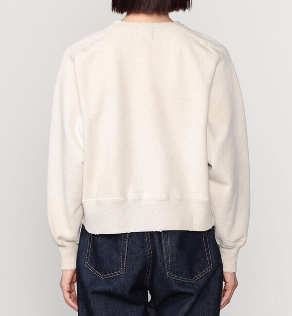  「WHITESVILLE |〈別注〉ダメージ クルーネックスウェット WOMEN」|Tシャツ・カットソー|