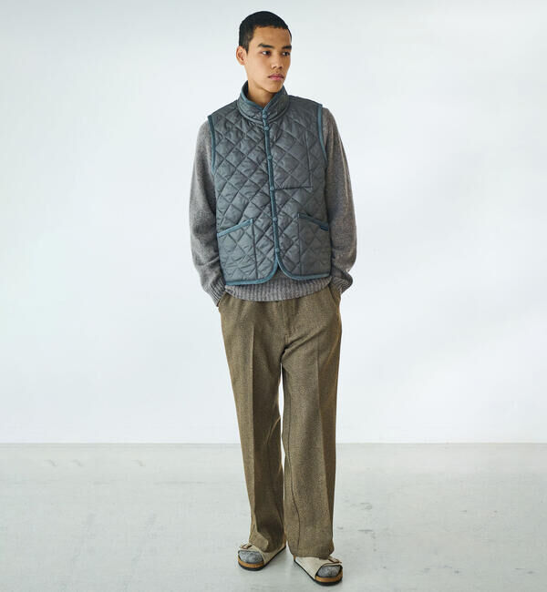  「LAVENHAM | 〈別注〉 スタンドカラー キルティングベスト MEN」|ダウンベスト・ベスト|
