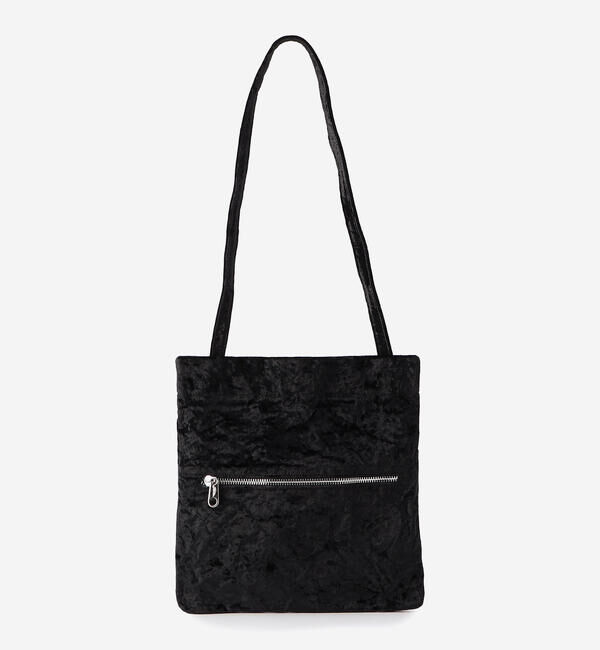  「Zilla | ベルベットフラットショルダーバッグ WOMEN」|ショルダー・メッセンジャー|