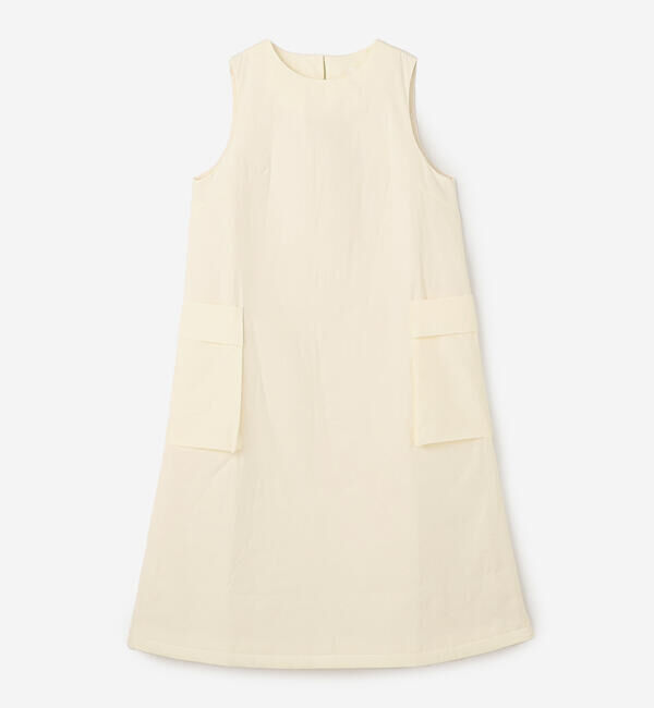  「eunoia | サイドポケット パディングドレス WOMEN」|ワンピース|