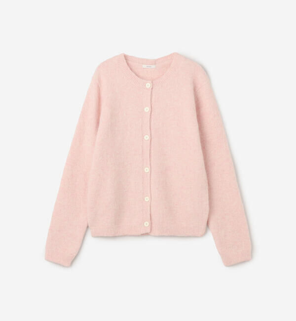  「eunoia | クルーネック 長袖カーディガン WOMEN」|ニット・セーター|