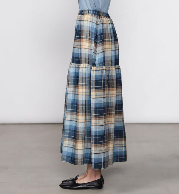 ONEIL OF DUBLIN「O'NEIL OF DUBLIN | ティアードスカート CHECK WOMEN」|スカート|