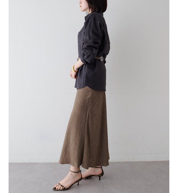  「ツイル顔料染めスカート」|スカート|