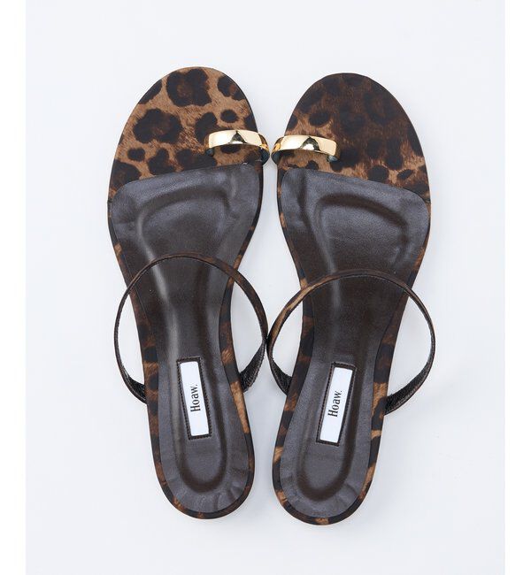 Hoaw.「【Hoaw.】トングフラットサンダル」|サンダル|