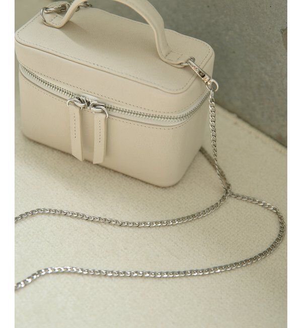 Hoaw.「【Hoaw.】バニティショルダー」|トートバッグ|オフホワイト