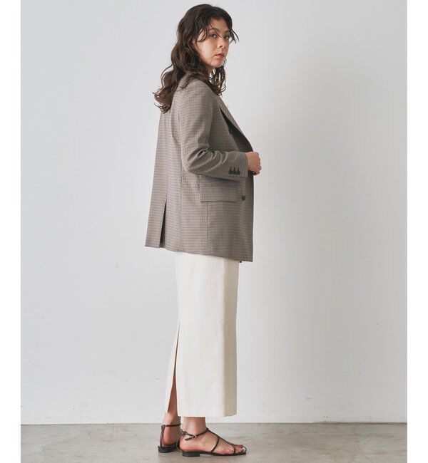  「ガンクラブチェックダブルジャケット」|テーラードジャケット|