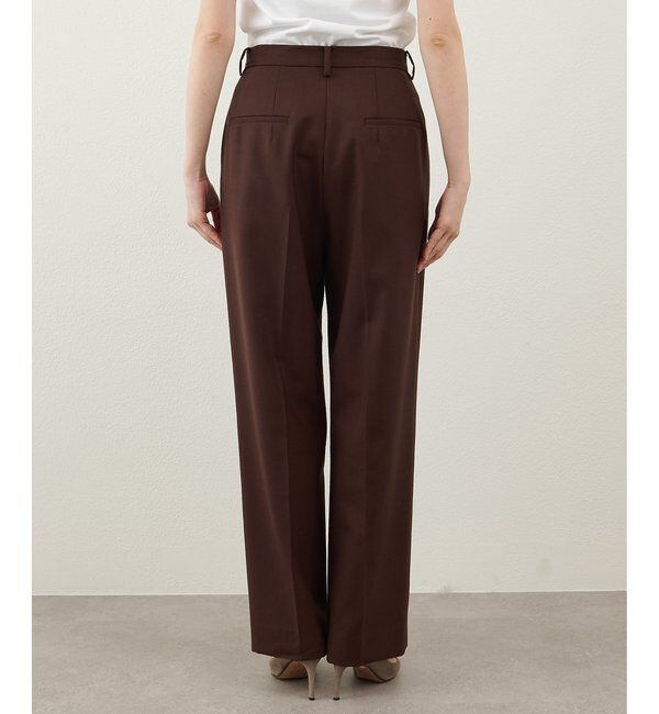  「平織りセンタープレスパンツ」|チノ|