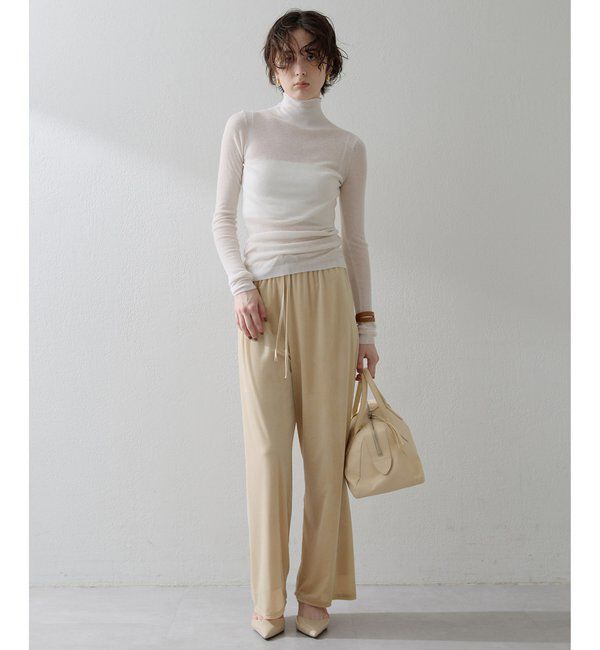 THE PAUSE「【THE PAUSE】リブハイネックプルオーバー」|ニット・セーター|