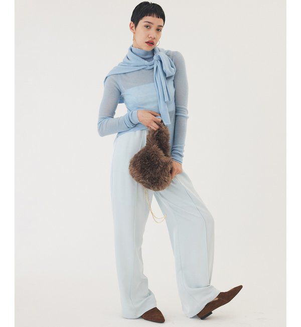 THE PAUSE「【THE PAUSE】リブハイネックプルオーバー」|ニット・セーター|