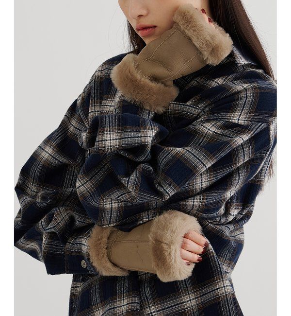  「ムートングローブ」|その他|ベージュ