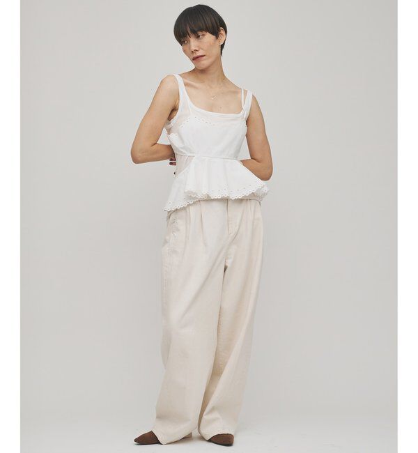 GEMINI「【GEMINI】スカラップキャミソール」|シャツ・ブラウス|