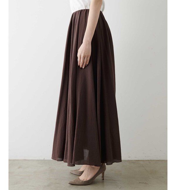  「製品染めカラースカート」|スカート|
