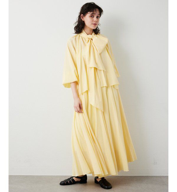  「製品染めボウブラウス」|シャツ・ブラウス|