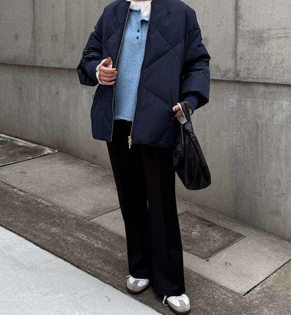  「ノーカラーダウンコート」|その他|