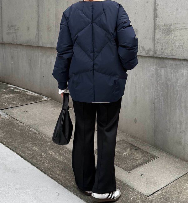  「ノーカラーダウンコート」|その他|