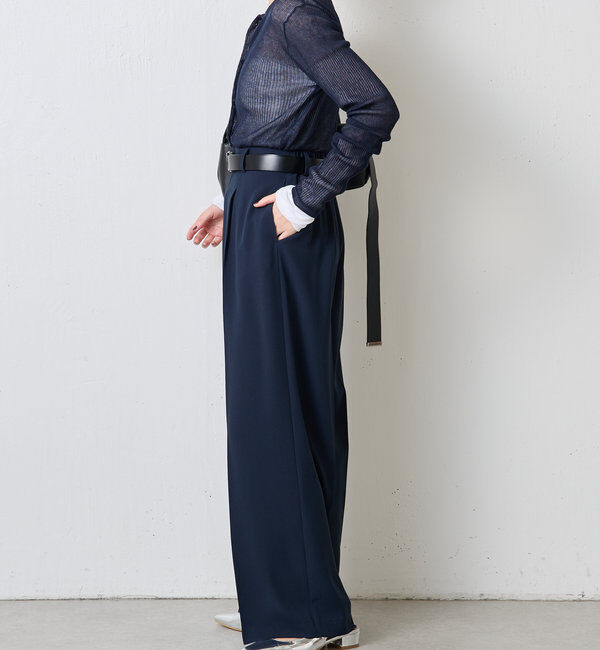  「ジャージワイドパンツ」|チノ|