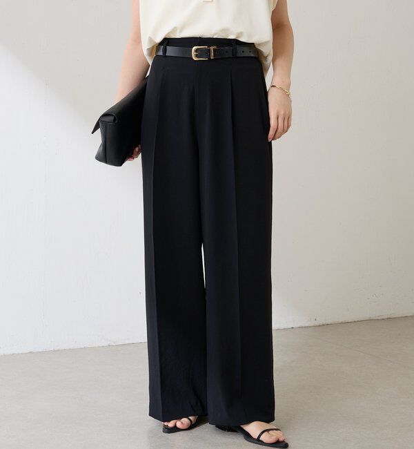  「ジャージワイドパンツ」|チノ|