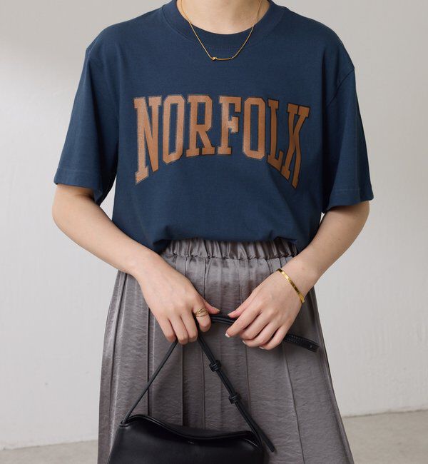  「NOR FOLK ロゴTシャツ」|Tシャツ・カットソー|ネイビー