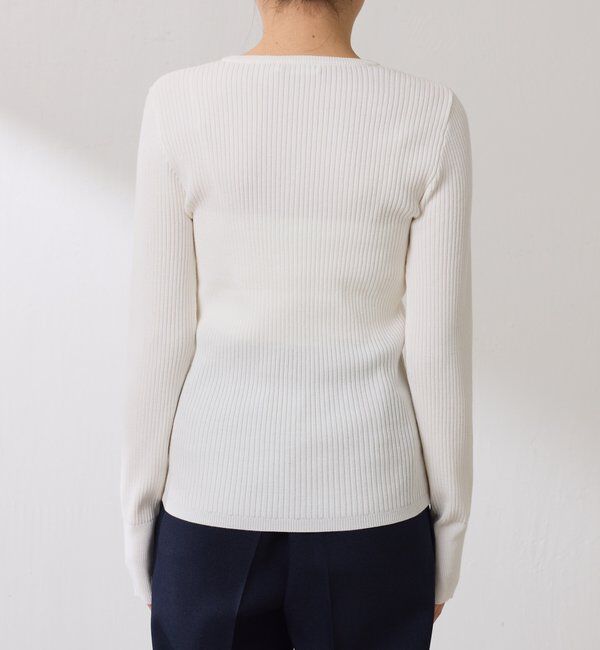  「ヘンリーネックVニット」|ニット・セーター|