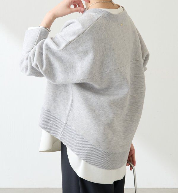 「スウェットライクラウンドヘムニット」|ニット・セーター|