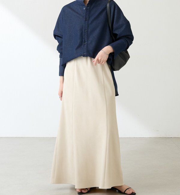  「Q.anos デニムシャツジャケット」|シャツ・ブラウス|