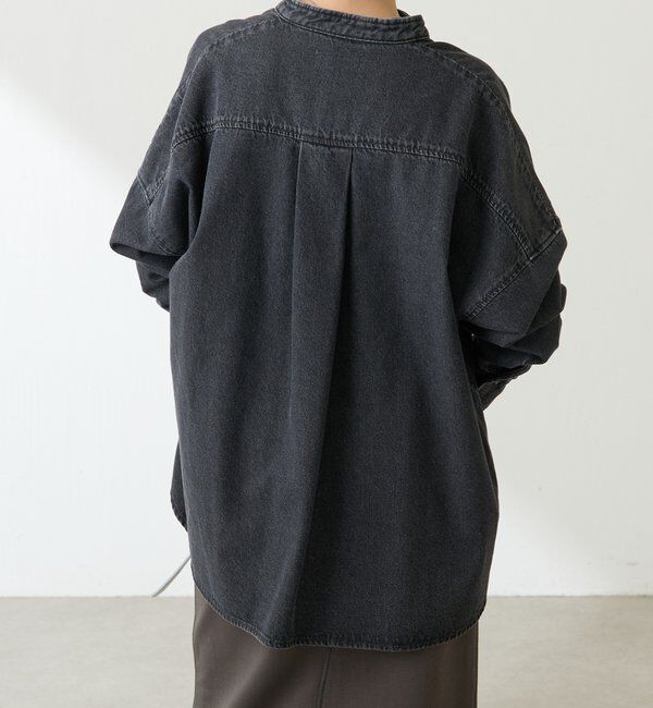  「Q.anos デニムシャツジャケット」|シャツ・ブラウス|