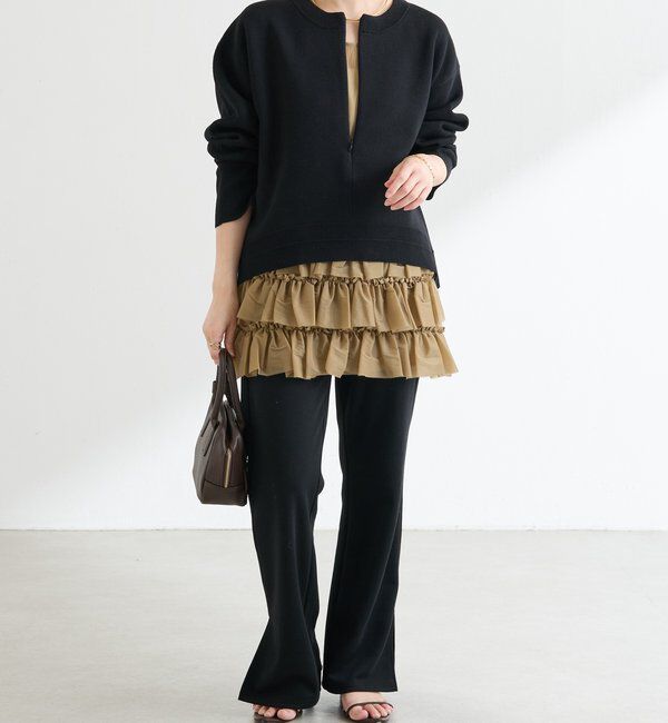  「	オーガンジーティアードチュニック」|シャツ・ブラウス|