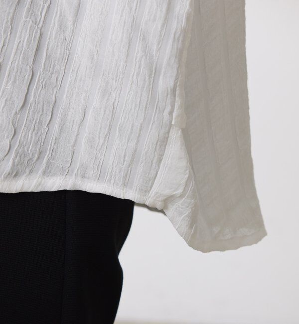  「【ロングシーズン活躍◎】シアークレープパーカー」|シャツ・ブラウス|