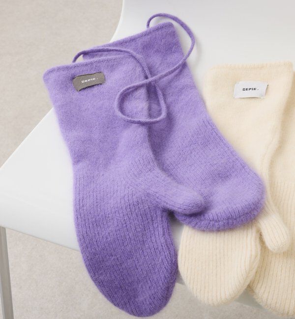  「【CEPIE./セピエ】ウールミトン」|その他|バイオレット