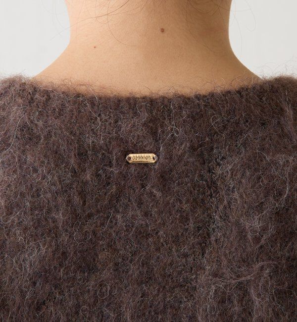  「	アーガイルシャギーカーディガン」|ニット・セーター|