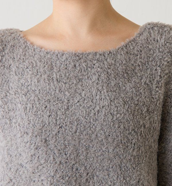  「【マルチに着れる】ウールブレンドモールオーバーニット」|ニット・セーター|