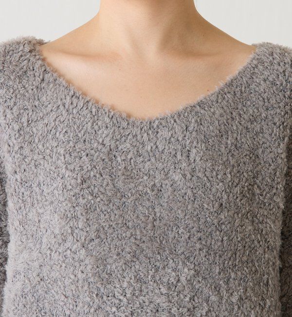  「【マルチに着れる】ウールブレンドモールオーバーニット」|ニット・セーター|