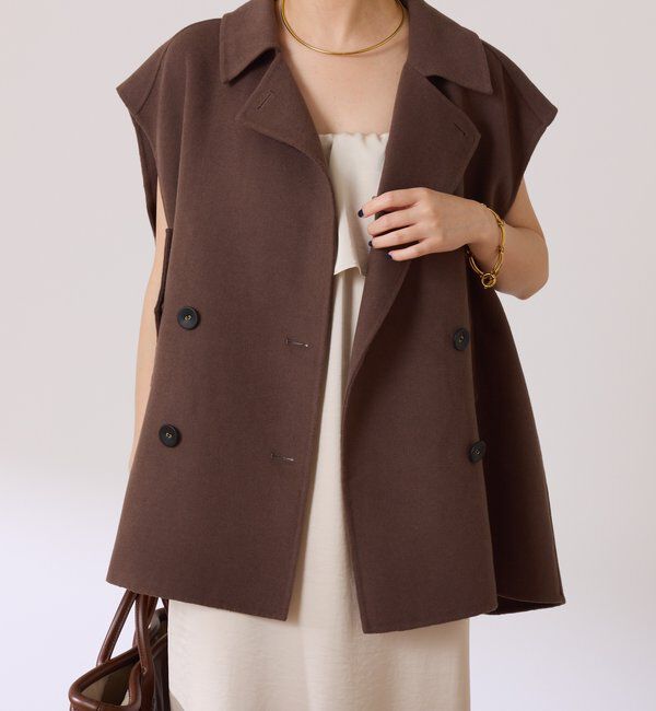  「リバーオーバーミドルベスト」|ベスト・ジレ|