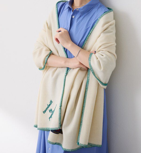  「【TWEEDMILL/ツイードミル 別注アイテム】ストール」|マフラー|オフホワイト