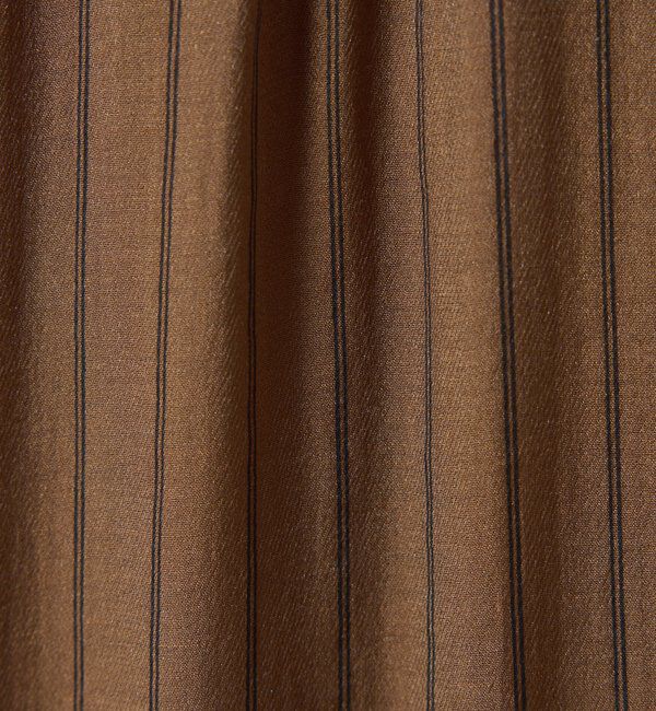  「袖シアーツイルストライプワンピース」|ワンピース|