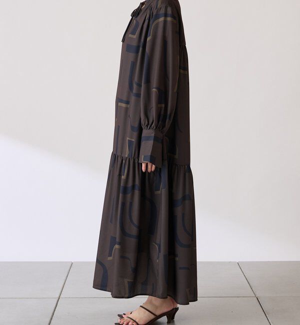  「幾何学柄ワンピース」|ワンピース|