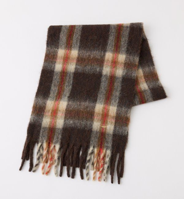  「【PAPILLONNER/パピヨネ】ボリュームチェックストール」|マフラー|