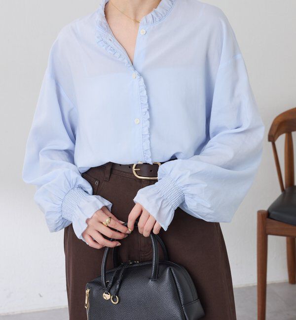  「フリルカラーシャツ」|シャツ・ブラウス|