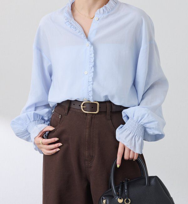  「フリルカラーシャツ」|シャツ・ブラウス|