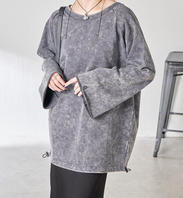  「Q.anosオーバースウェット」|Tシャツ・カットソー|グレー