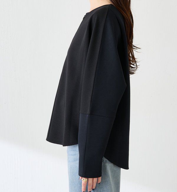  「リップルコンビダンボールプルオーバー」|Tシャツ・カットソー|