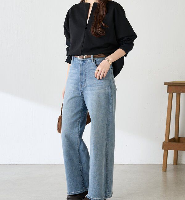  「リップルコンビダンボールプルオーバー」|Tシャツ・カットソー|