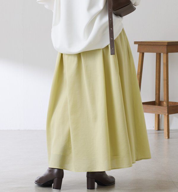  「タックフレアーシアースカート」|スカート|
